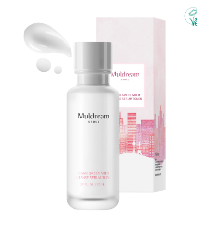 MULDREAM Vegan Green Mild Intense Serum Toner
