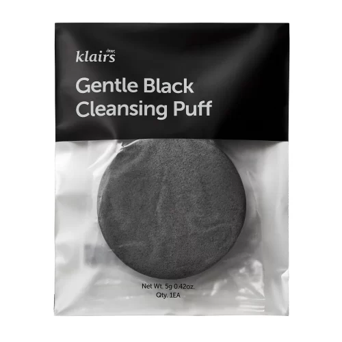 cleanser gentle black cleansing puff